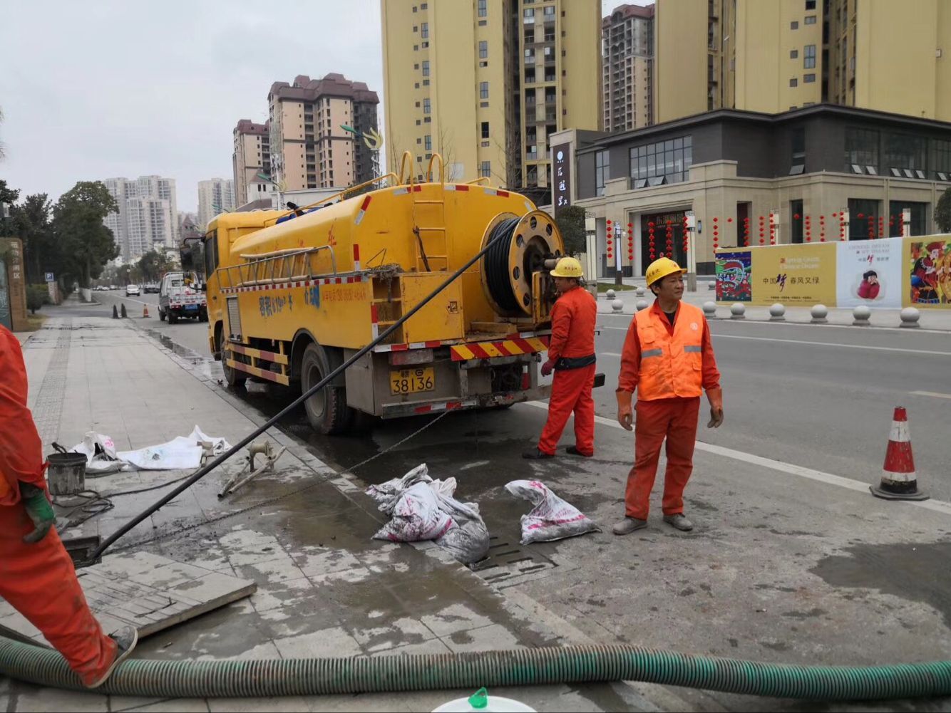 博湖排污管道清淤-管道清洗